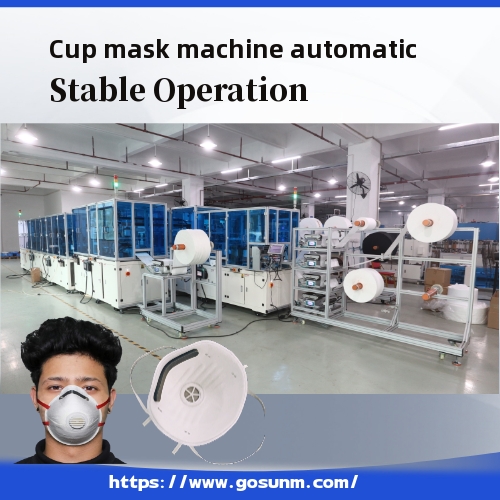 Cup mask machine with breathing valve
